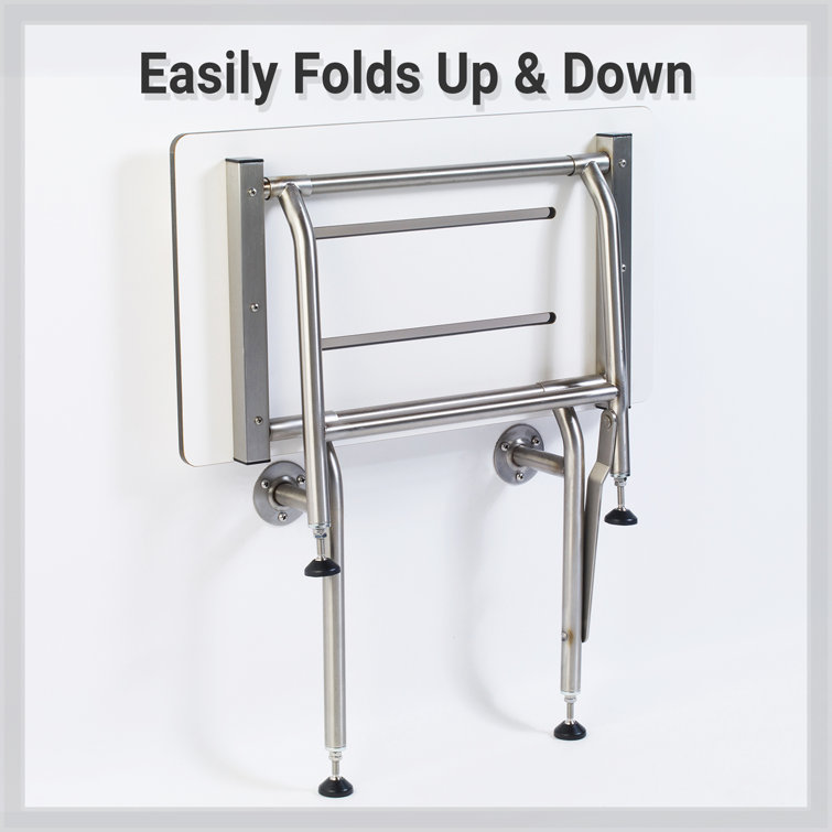 Folding Shower Seat / Size 16" H x 32" W x 16" D Wayfair